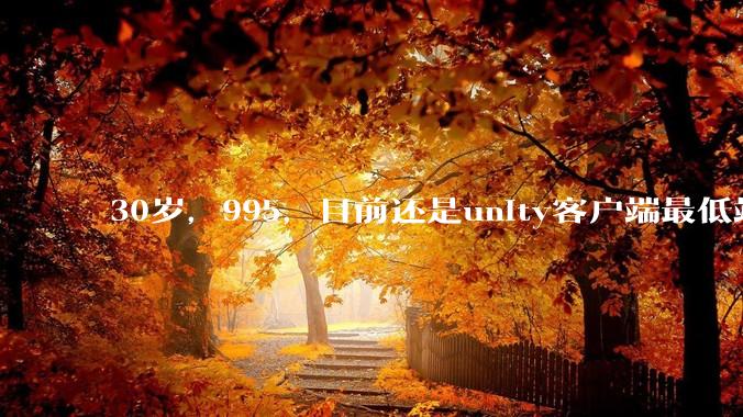 30岁，995，目前还是unity客户端最低端 ui拼图仔还有必要坚持吗?