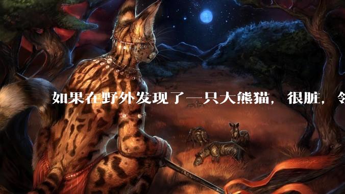 如果在野外发现了一只大熊猫，很脏，领回家给他洗个澡，再养几天，犯法吗？