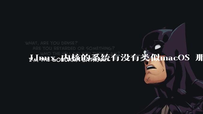 Linux 内核的系统有没有类似macOS 那样漂亮流畅的桌面环境的发行版本?